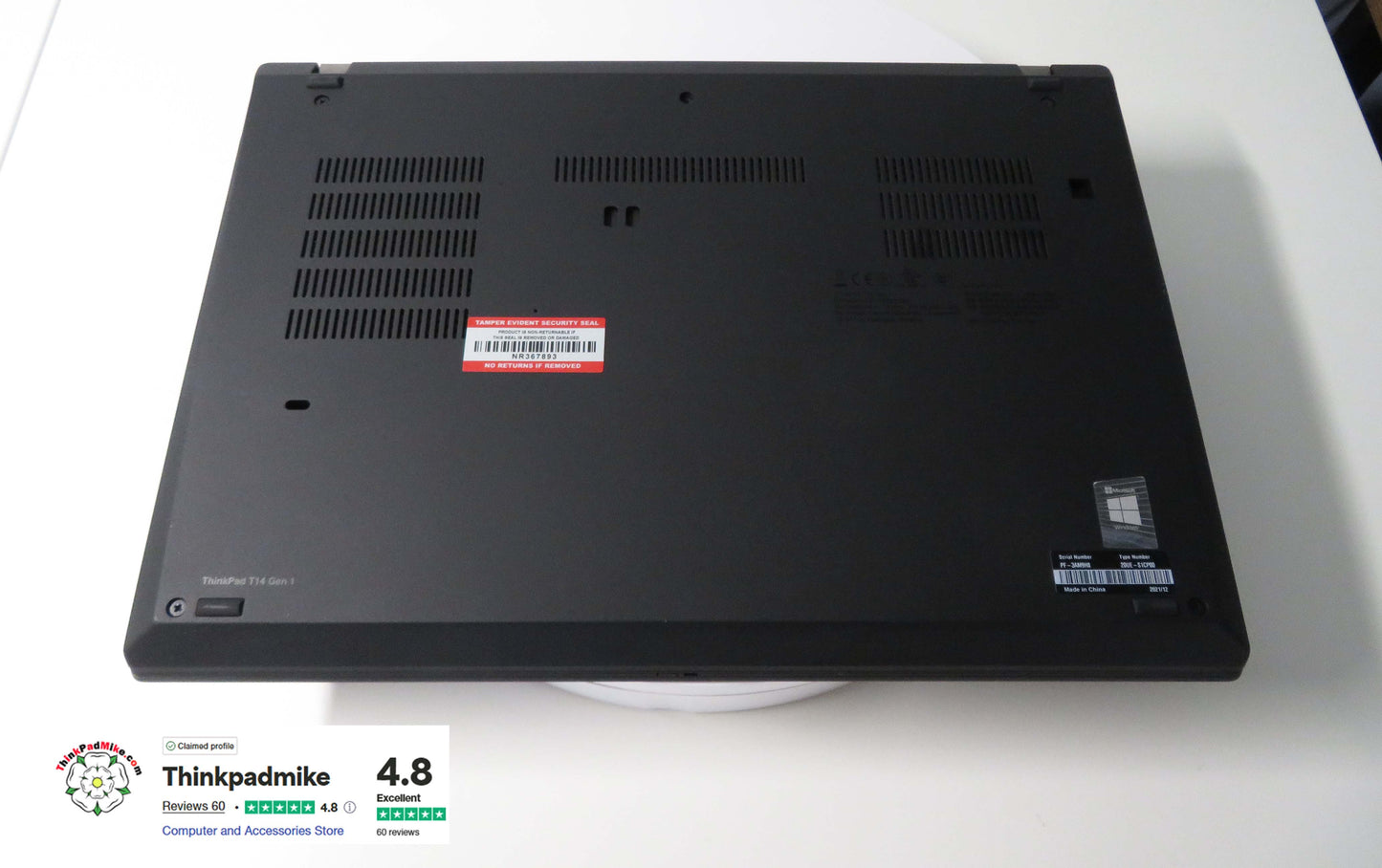 Lenovo ThinkPad T14 AMD Ryzen 7 Pro 8 CORE 32GB RAM 256GB SSD IPS FHD SCREEN (1176)