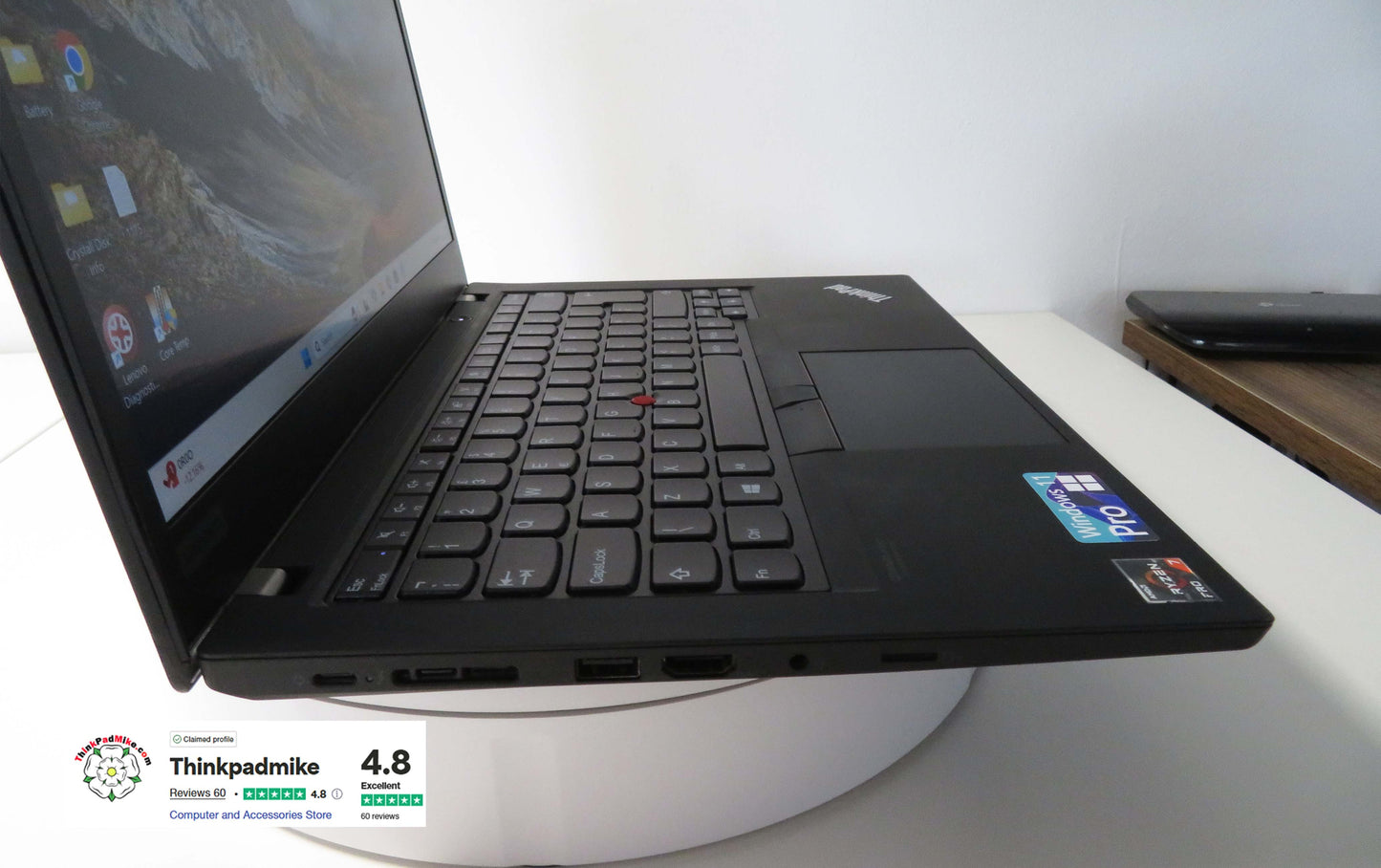 Lenovo ThinkPad T14 AMD Ryzen 7 Pro 8 CORE 32GB RAM 256GB SSD IPS FHD SCREEN (1175)