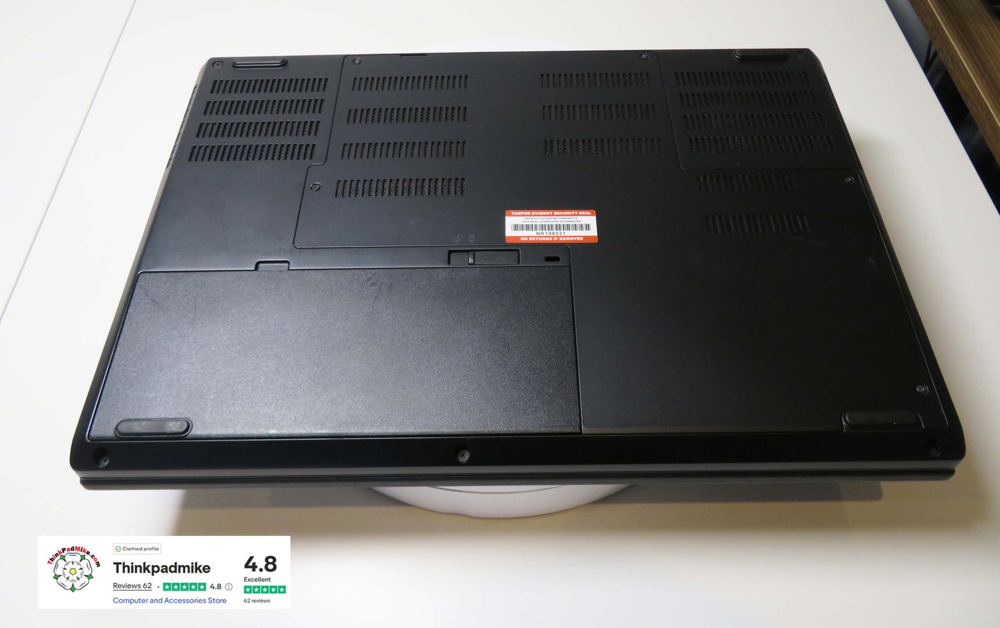 Lenovo ThinkPad P52 i7 *HEX CORE* 8750H 2.20Ghz 32GB RAM 256GB+512GB+256GB+500GB IPS B\L KB NVIDIA P1000 (1097)