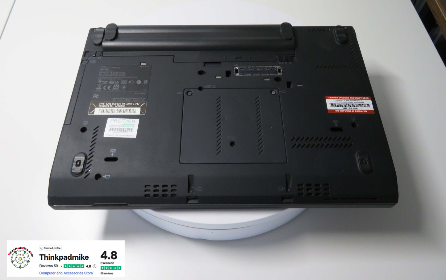 Lenovo ThinkPad x220 i7 2640M 2.8Ghz 16GB RAM 240GB SSD WIN10 (1135)