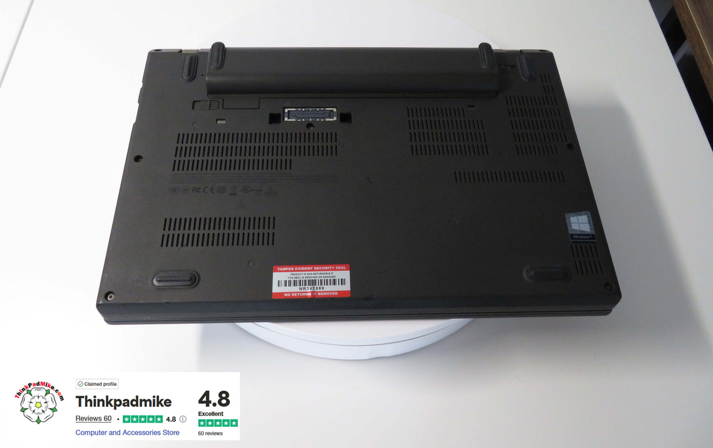 Lenovo ThinkPad x270 i5 6200U 2.3Ghz 16GB RAM 256GB SSD (1068)