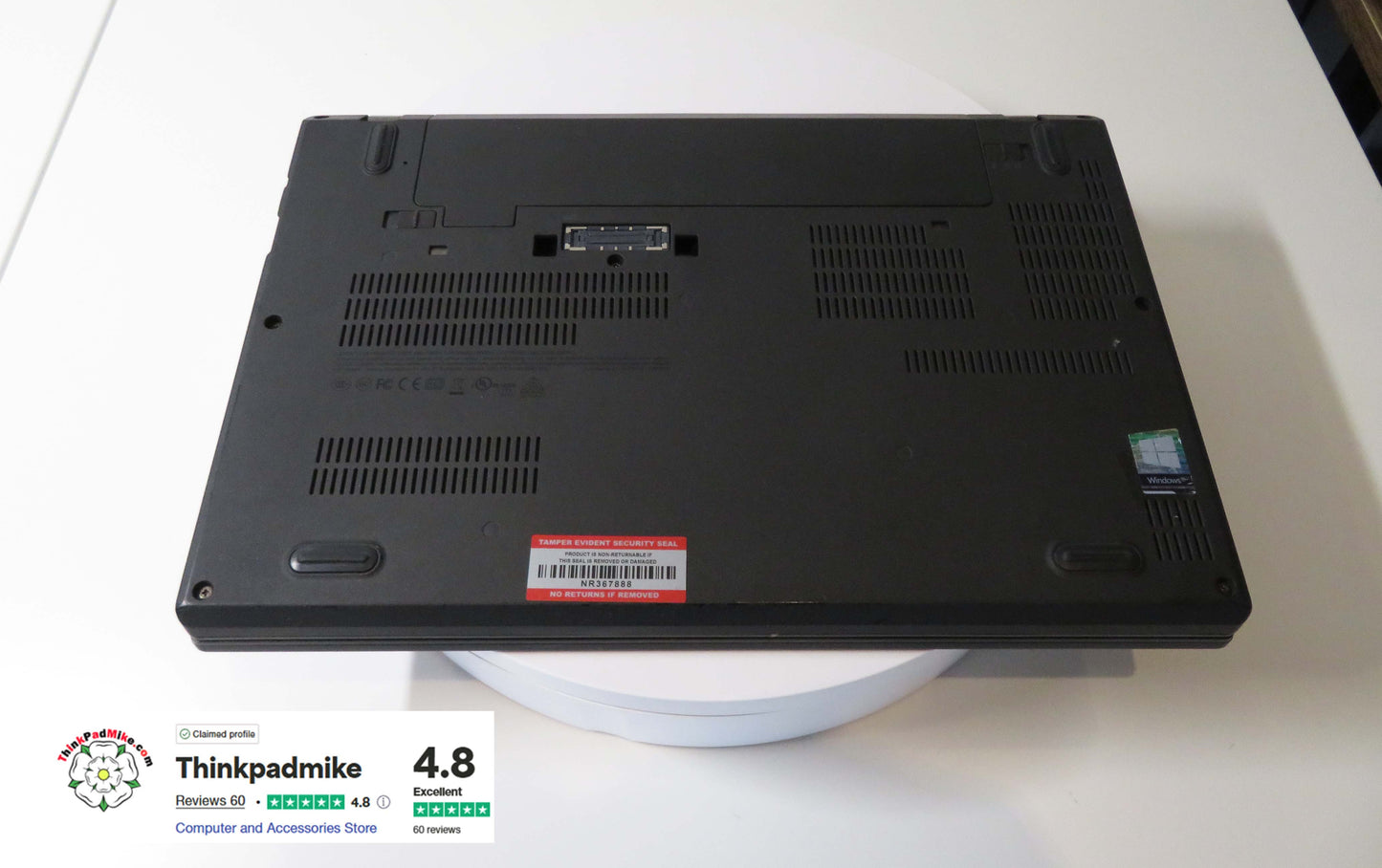 Lenovo ThinkPad x270 i5 6200U 2.3Ghz 16GB RAM 256GB SSD (1067)