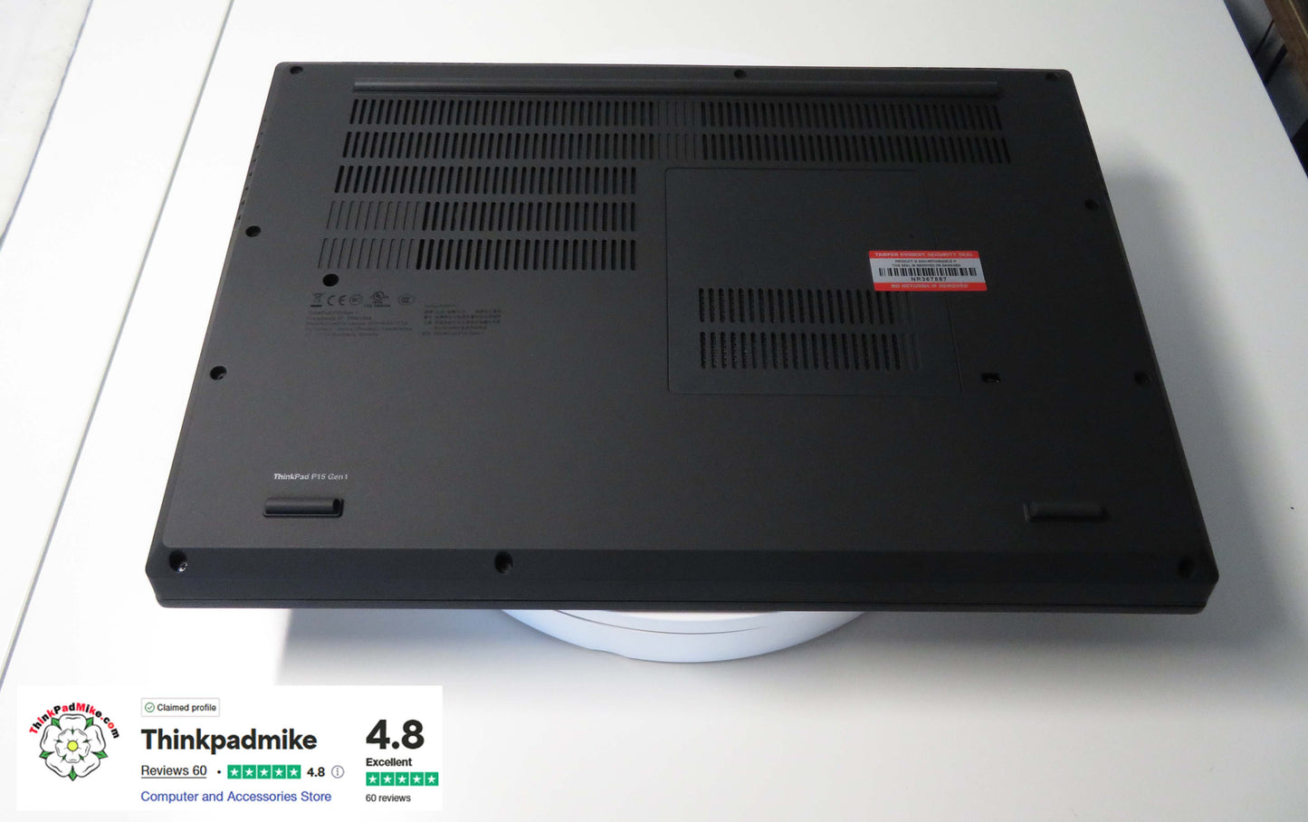 Lenovo ThinkPad P15 i7 10850H *6 CORE* 64GB RAM 512GB SSD IPS NVIDIA T2000 WIN11 (1168)