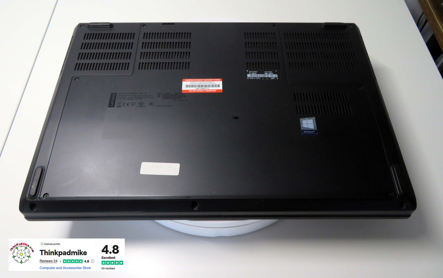 Lenovo ThinkPad P53 i7 *HEX CORE* 9750H 2.6Ghz 64GB RAM 512GB IPS B\L KB NVIDIA T2000 (1140)
