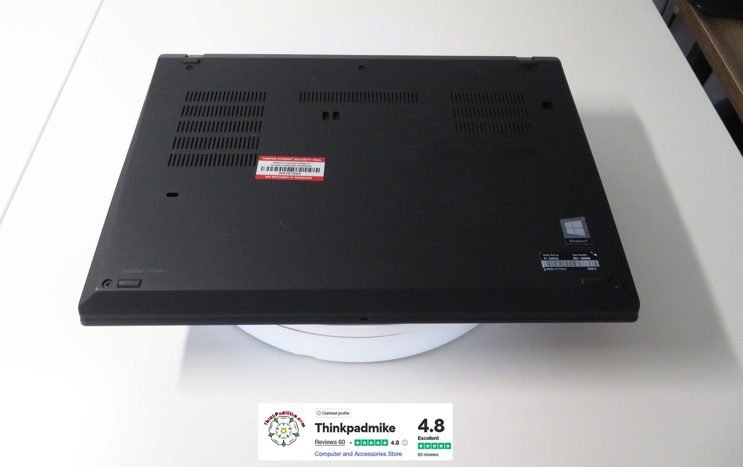 Lenovo ThinkPad T14 i7 10610U 32GB RAM 256GB SSD IPS UHD SCREEN NVIDIA MX330 (1188)