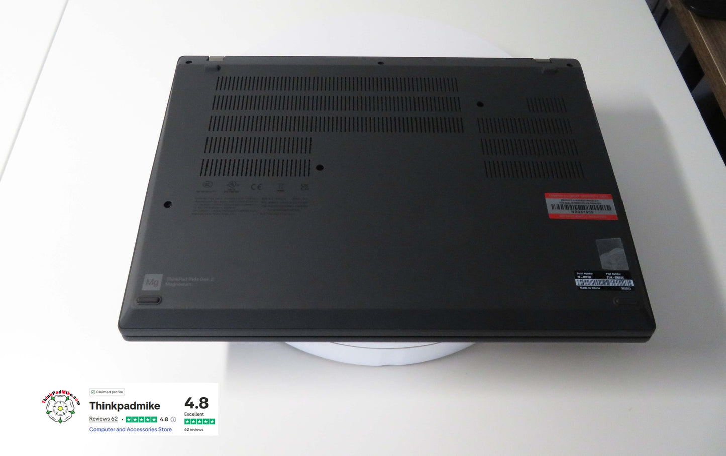 Lenovo ThinkPad P14s i7 1260P **12 Core** 32GB RAM 512GB SSD IPS NVIDIA T550 WIN11 (1192)