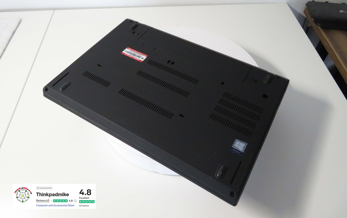 Lenovo ThinkPad T480 i7 8550U 16GB RAM 256GB SSD IPS SCREEN (1196)