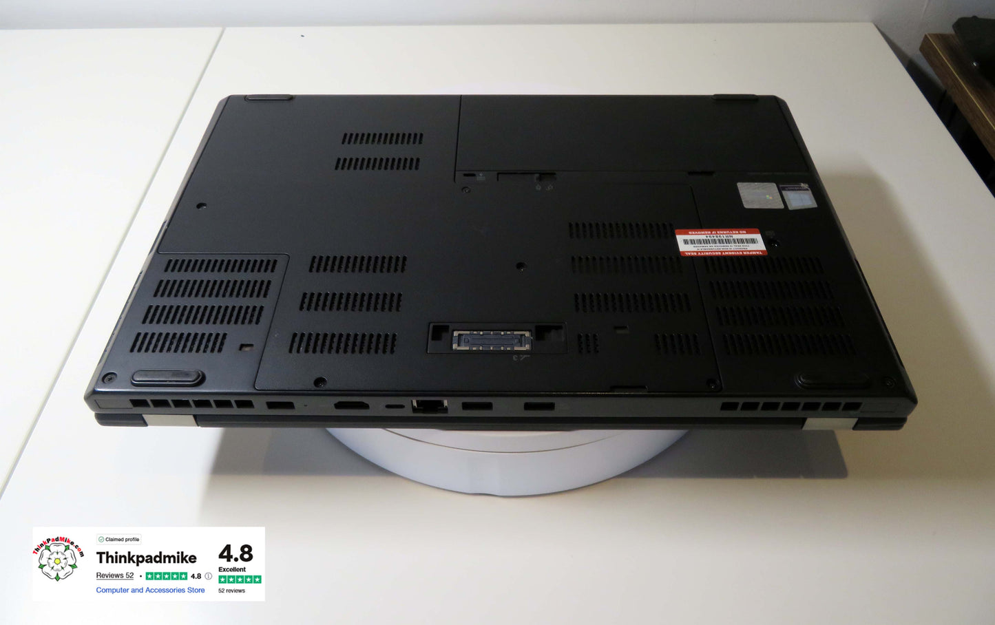 Lenovo ThinkPad P50 i7 6820HQ 64GB RAM 256GB+256GB SSDs IPS NVIDIA M1000M (1108)
