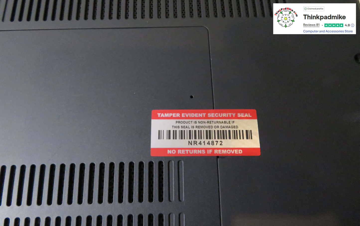 Lenovo ThinkPad P15 i7 10850H *6 CORE* 32GB RAM 512GB SSD IPS NVIDIA T1000 (1309)