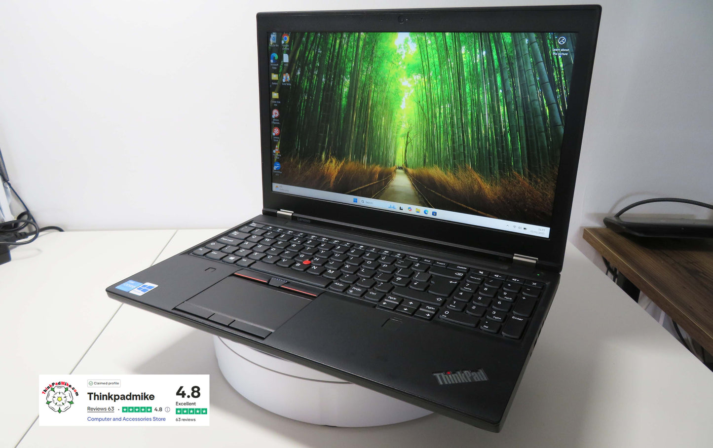 Lenovo ThinkPad P50 i7 6820HQ 48GB RAM 256GB SSD IPS NVIDIA M1000M (1105)