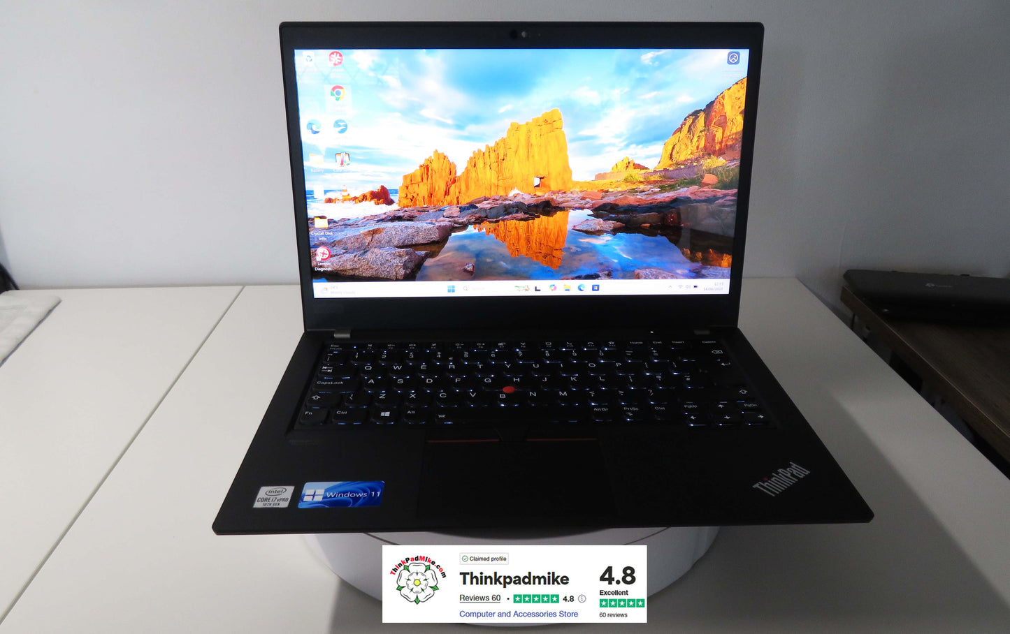 Lenovo ThinkPad T14 i7 10610U 32GB RAM 256GB SSD IPS UHD SCREEN NVIDIA MX330 (1188)