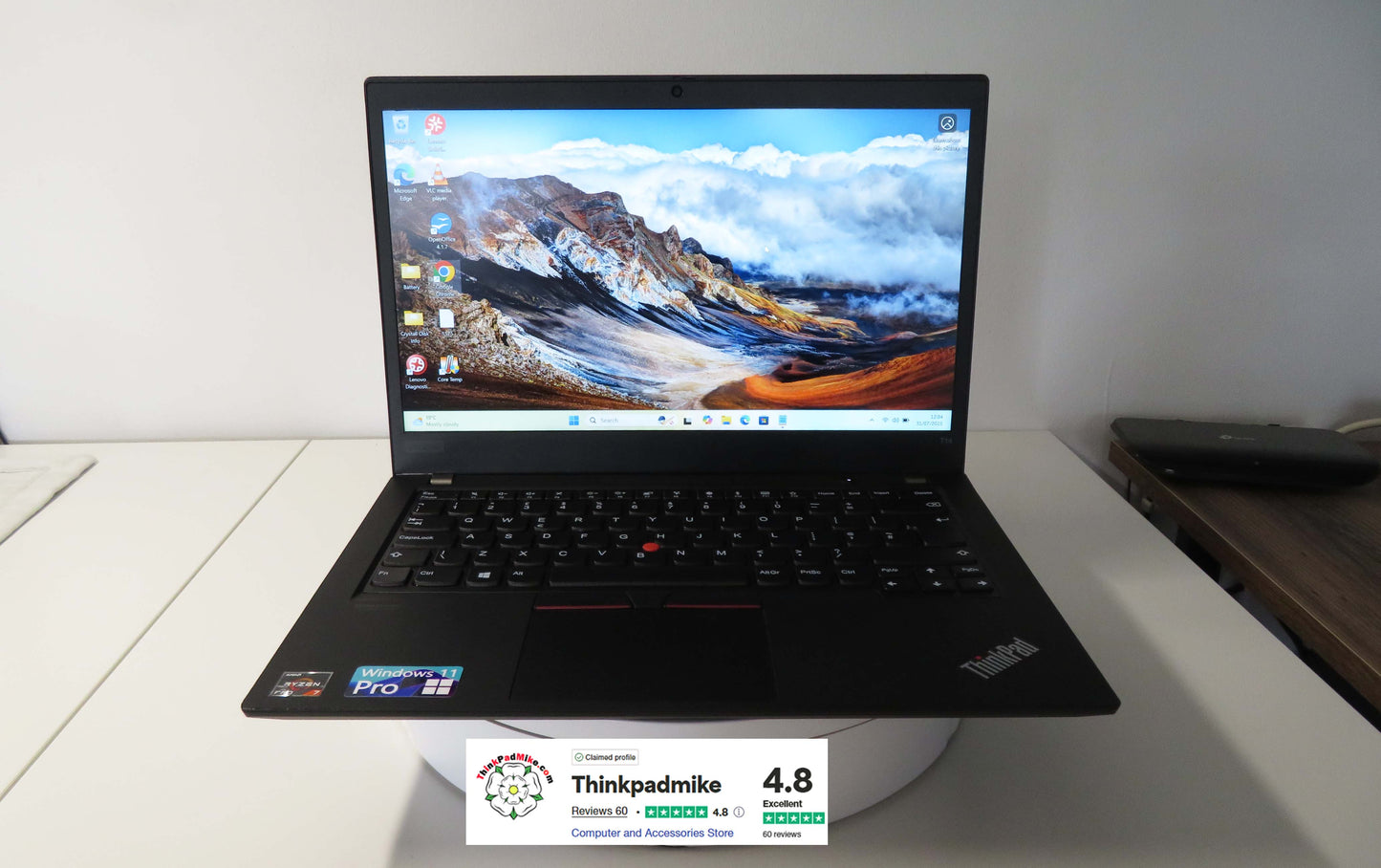 Lenovo ThinkPad T14 AMD Ryzen 7 Pro 8 CORE 32GB RAM 256GB SSD IPS FHD SCREEN (1175)