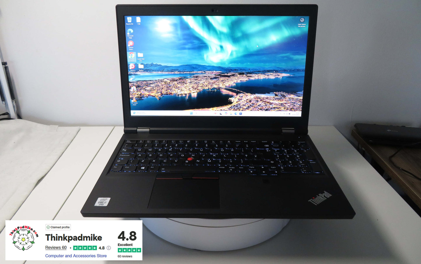 Lenovo ThinkPad P15 i7 10850H *6 CORE* 64GB RAM 512GB SSD IPS NVIDIA T2000 WIN11 (1168)