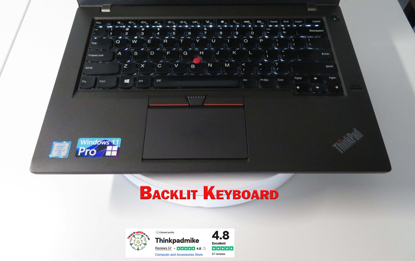 Lenovo ThinkPad T460 i7 6600U 2.6Ghz 16GB RAM 240GB SSD IPS Screen B\L KB (797)