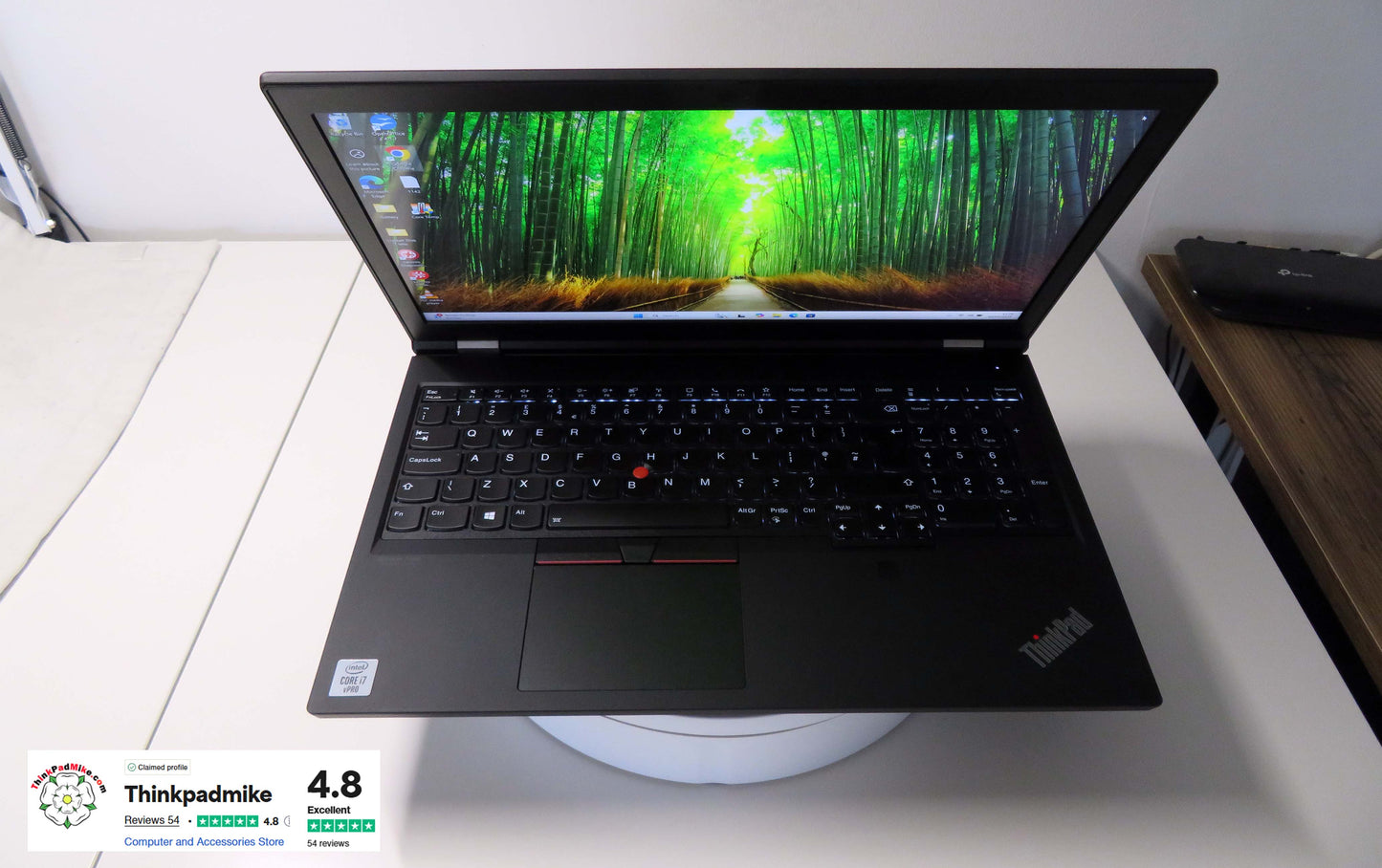 Lenovo ThinkPad P15 i7 10850H *6 CORE* 64GB RAM 512GB + 512GB SSDs IPS NVIDIA T2000 WIN11 (1142)