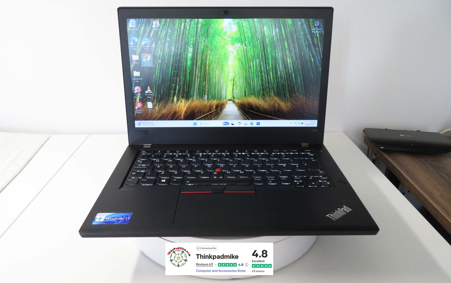 Lenovo ThinkPad T480 i7 8550U 32GB RAM 2 x 256GB SSDs IPS SCREEN B\L KB (1195)