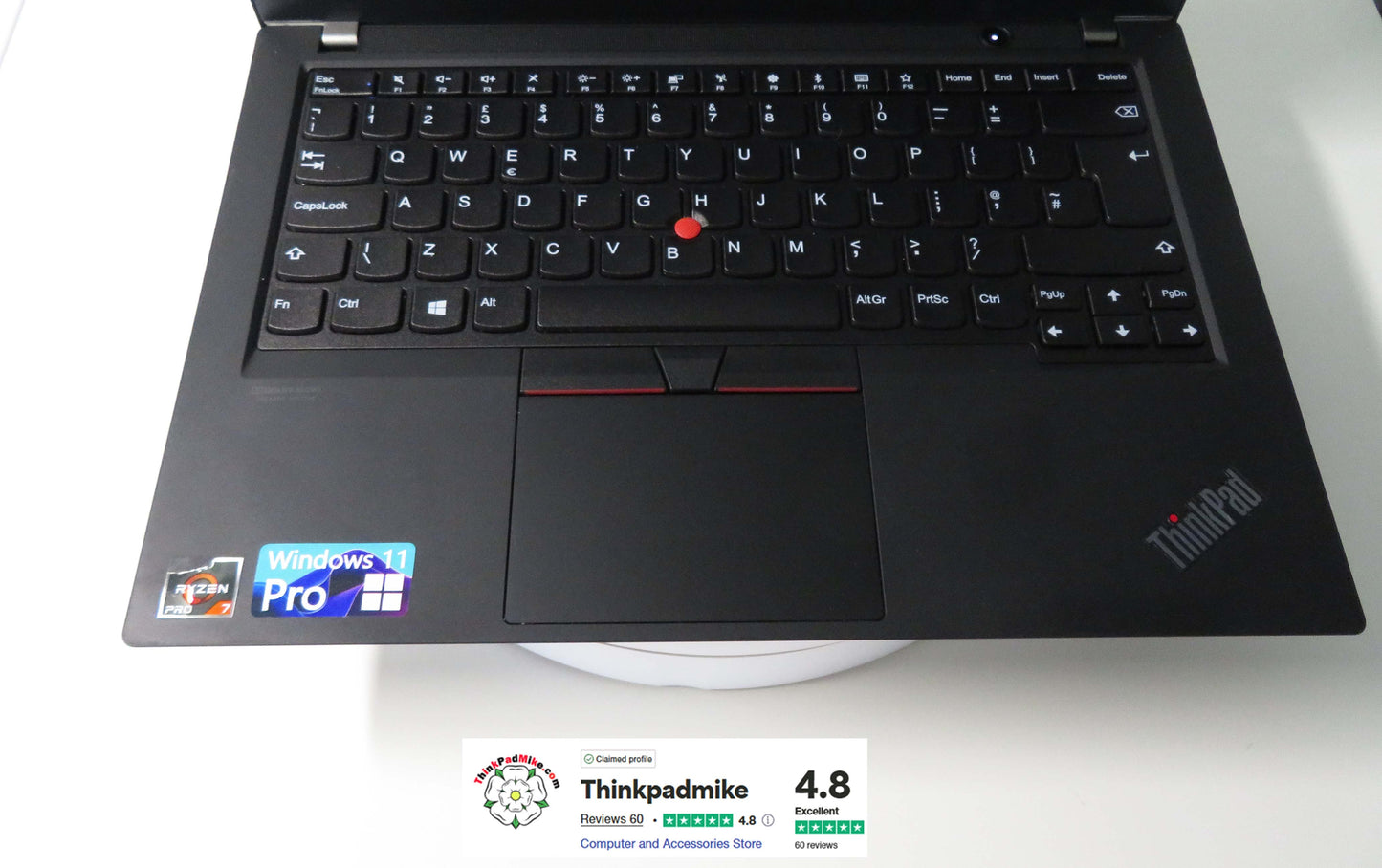 Lenovo ThinkPad T14 AMD Ryzen 7 Pro 8 CORE 32GB RAM 256GB SSD IPS FHD SCREEN (1176)