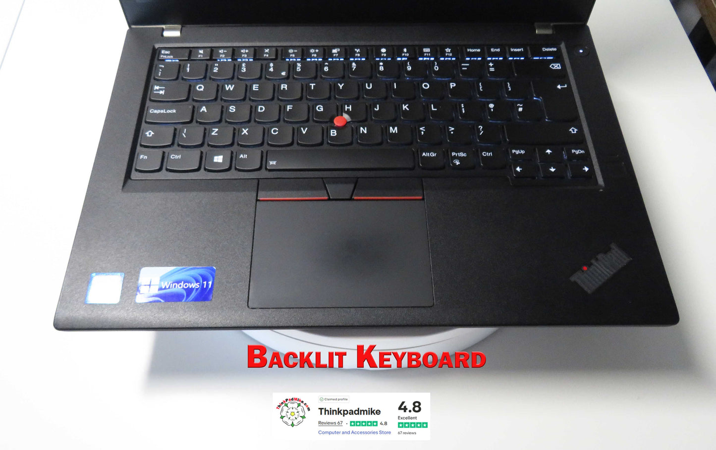 Lenovo ThinkPad T480 i5 8250U 16GB RAM 256GB SSD IPS SCREEN B\L KB (1207)