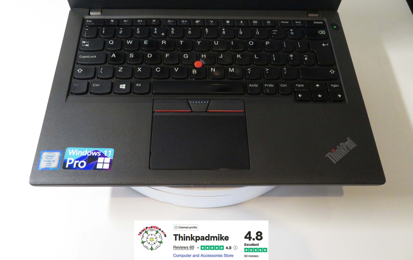 Lenovo ThinkPad x270 i5 6200U 2.3Ghz 16GB RAM 256GB SSD (1067)