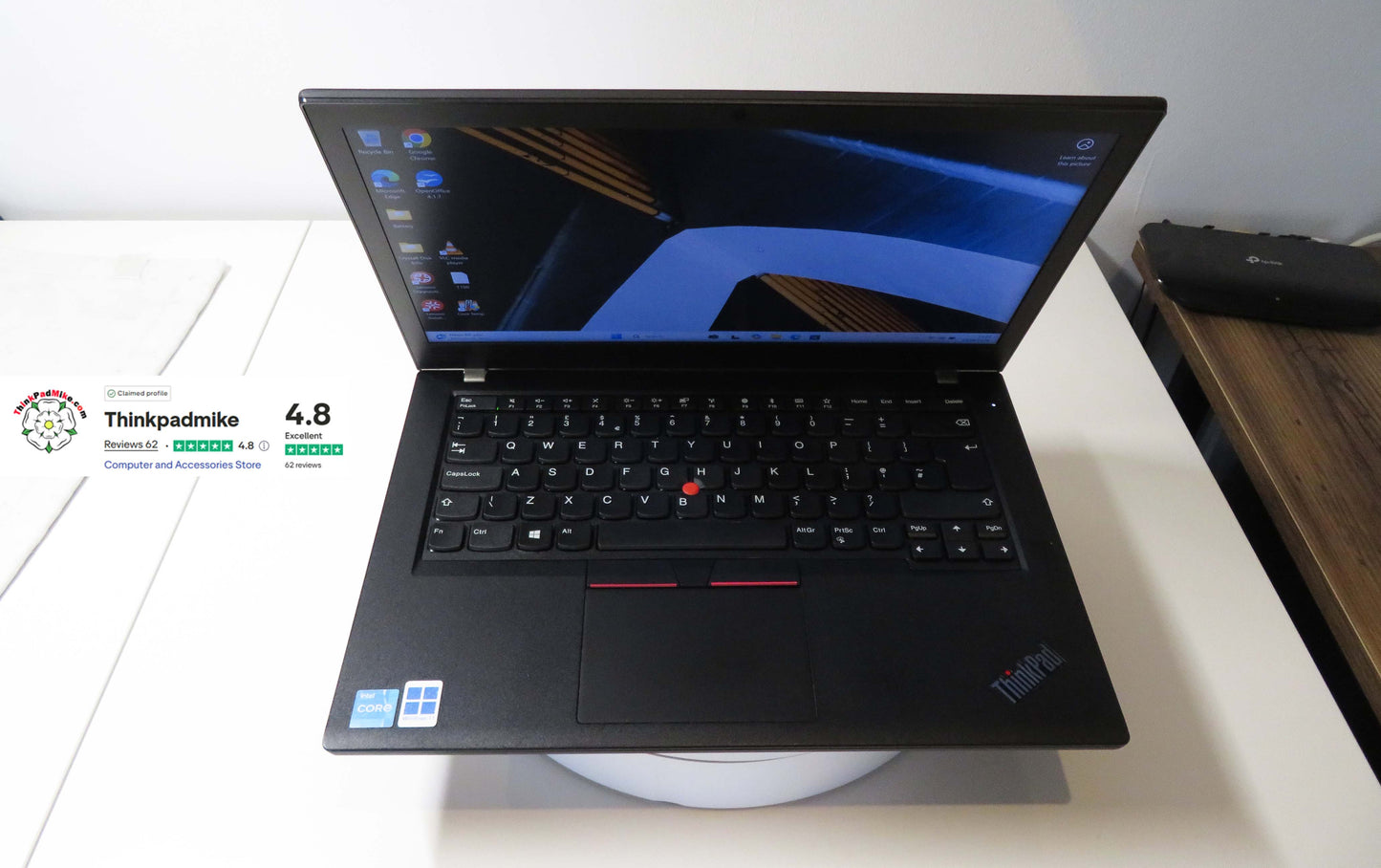 Lenovo ThinkPad T480 i5 8350U 32GB RAM 256GB SSD IPS SCREEN WIN11 (1190)