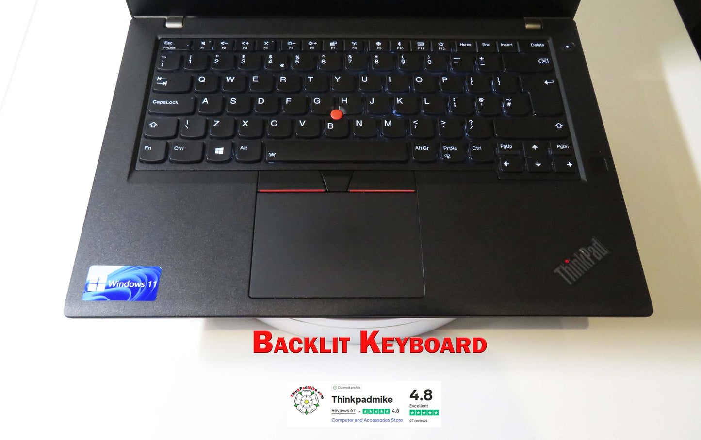 Lenovo ThinkPad T480 i5 8250U 16GB RAM 256GB SSD IPS TOUCH SCREEN (1215)