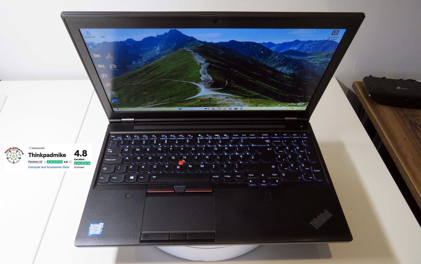 Lenovo ThinkPad P50 i7 6820HQ 64GB RAM 256GB+256GB SSDs IPS NVIDIA M1000M (1108)