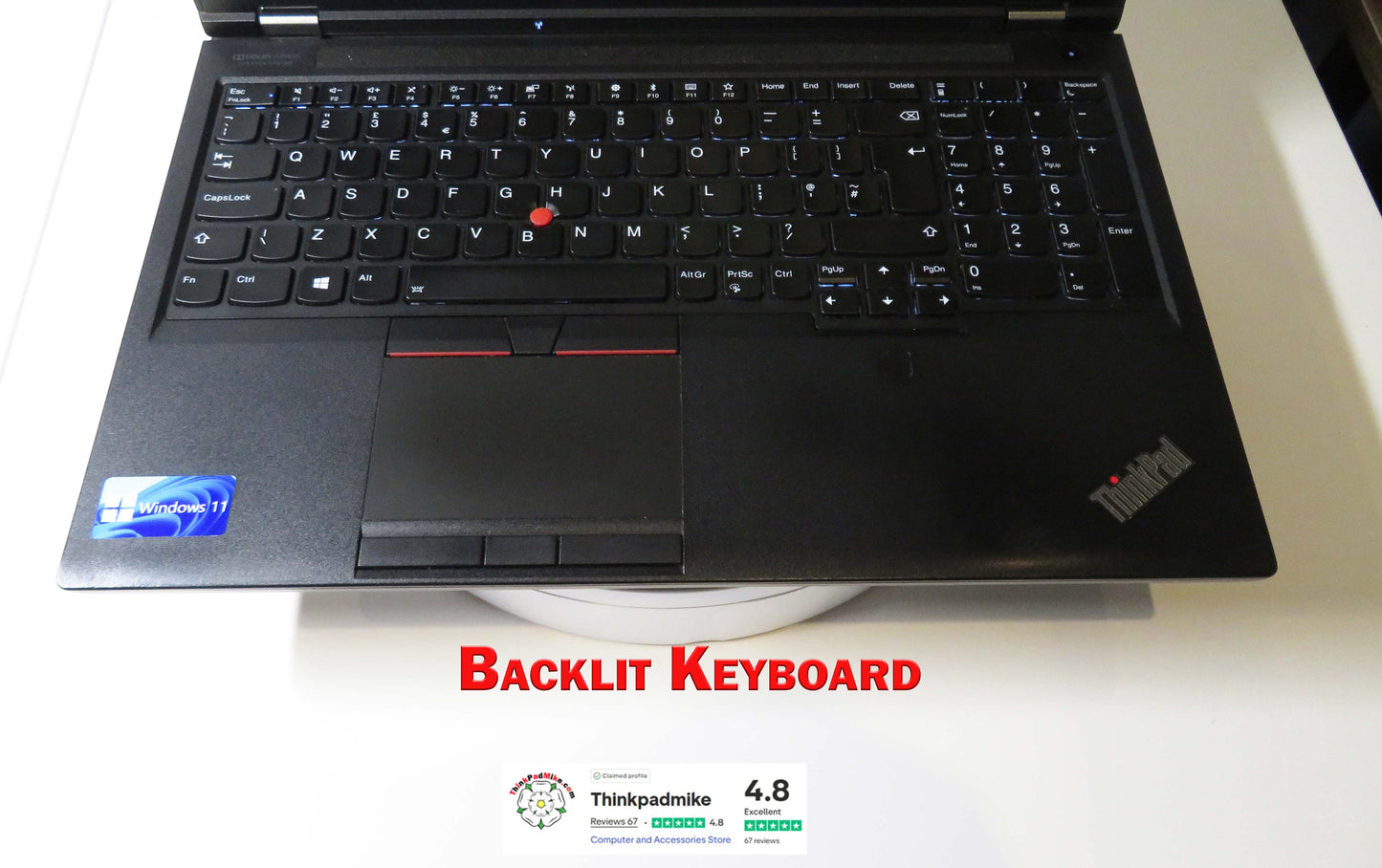 Lenovo ThinkPad P53 i7 *HEX CORE* 9850H 2.6Ghz 40GB RAM 512GB + 512GB IPS B\L KB NVIDIA T2000 (1220)
