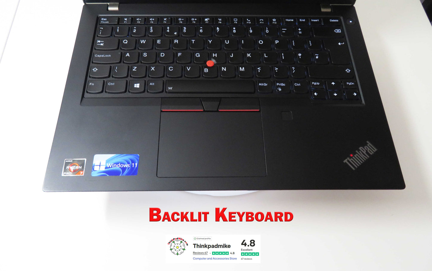 Lenovo ThinkPad L14 AMD Ryzen 7 Pro 8 CORE 32GB RAM 256GB SSD IPS FHD SCREEN (1206)