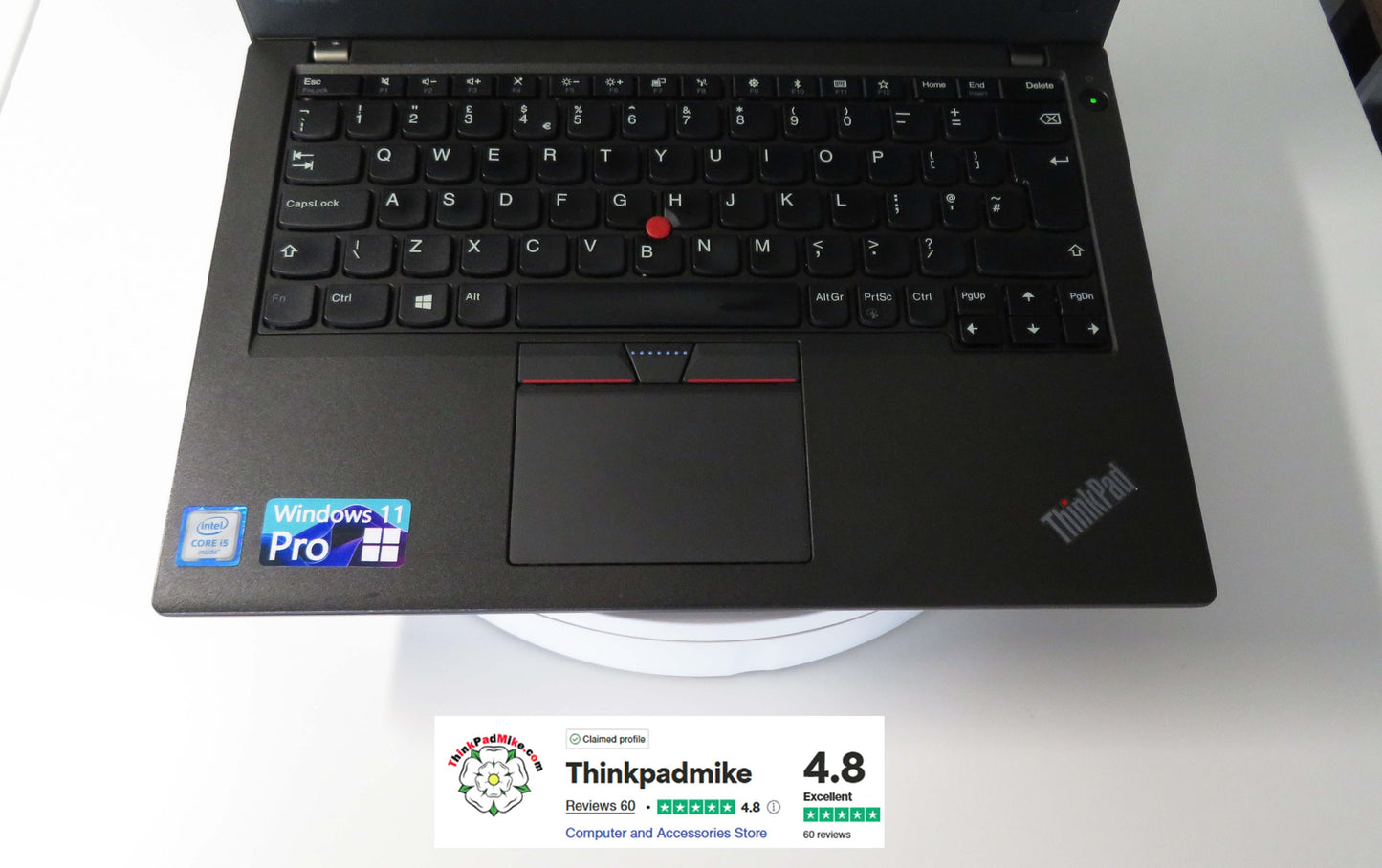 Lenovo ThinkPad x270 i5 6200U 2.3Ghz 16GB RAM 256GB SSD (1068)