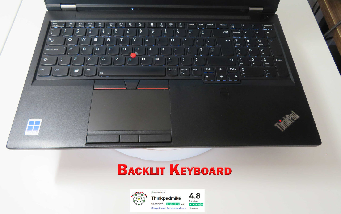 Lenovo ThinkPad P52 i7 *HEX CORE* 8850H 2.6Ghz 64GB RAM 512GB + 128GB IPS B\L KB NVIDIA P2000 WIN11 (1041)