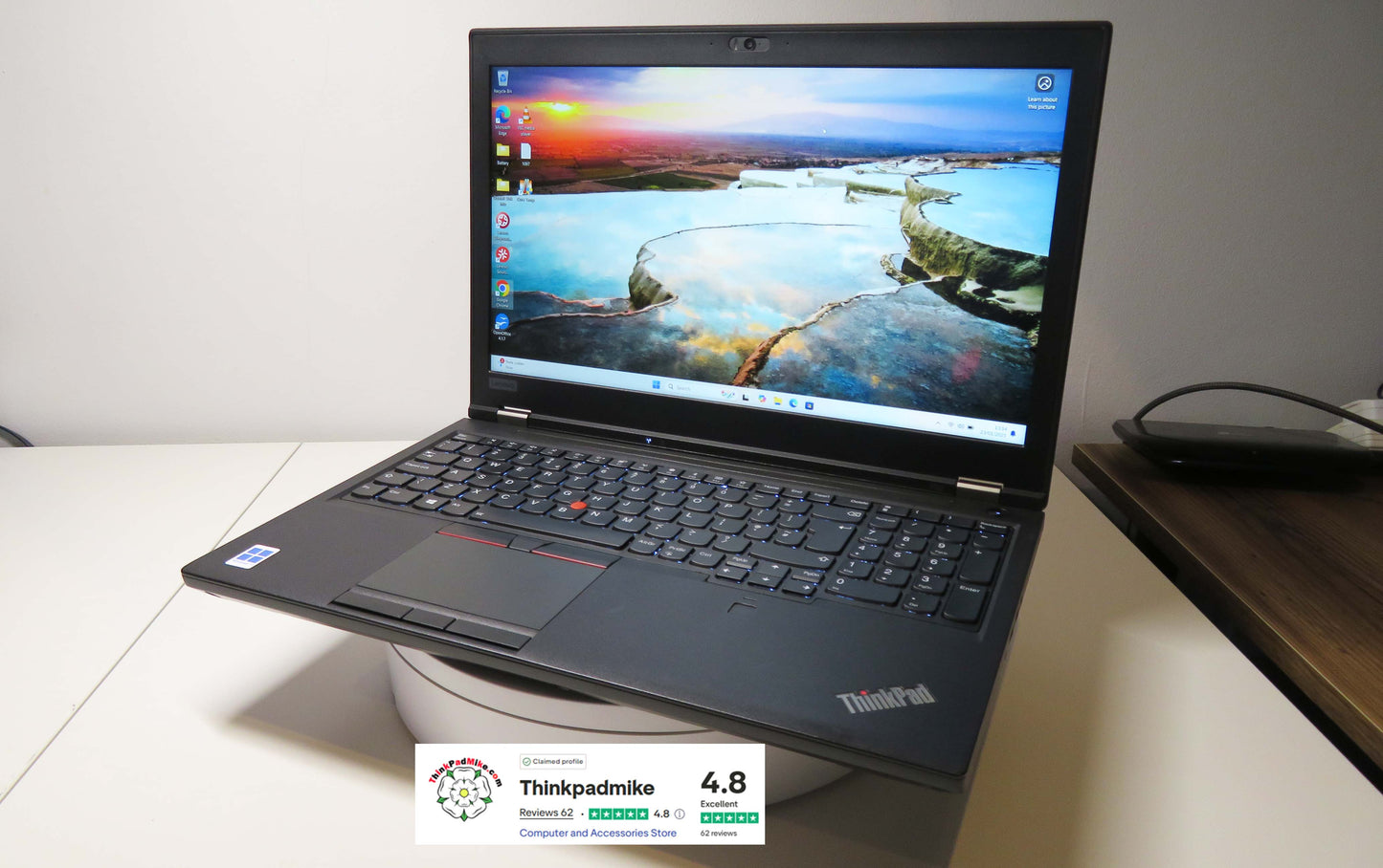 Lenovo ThinkPad P52 i7 *HEX CORE* 8750H 2.20Ghz 32GB RAM 256GB+512GB+256GB+500GB IPS B\L KB NVIDIA P1000 (1097)