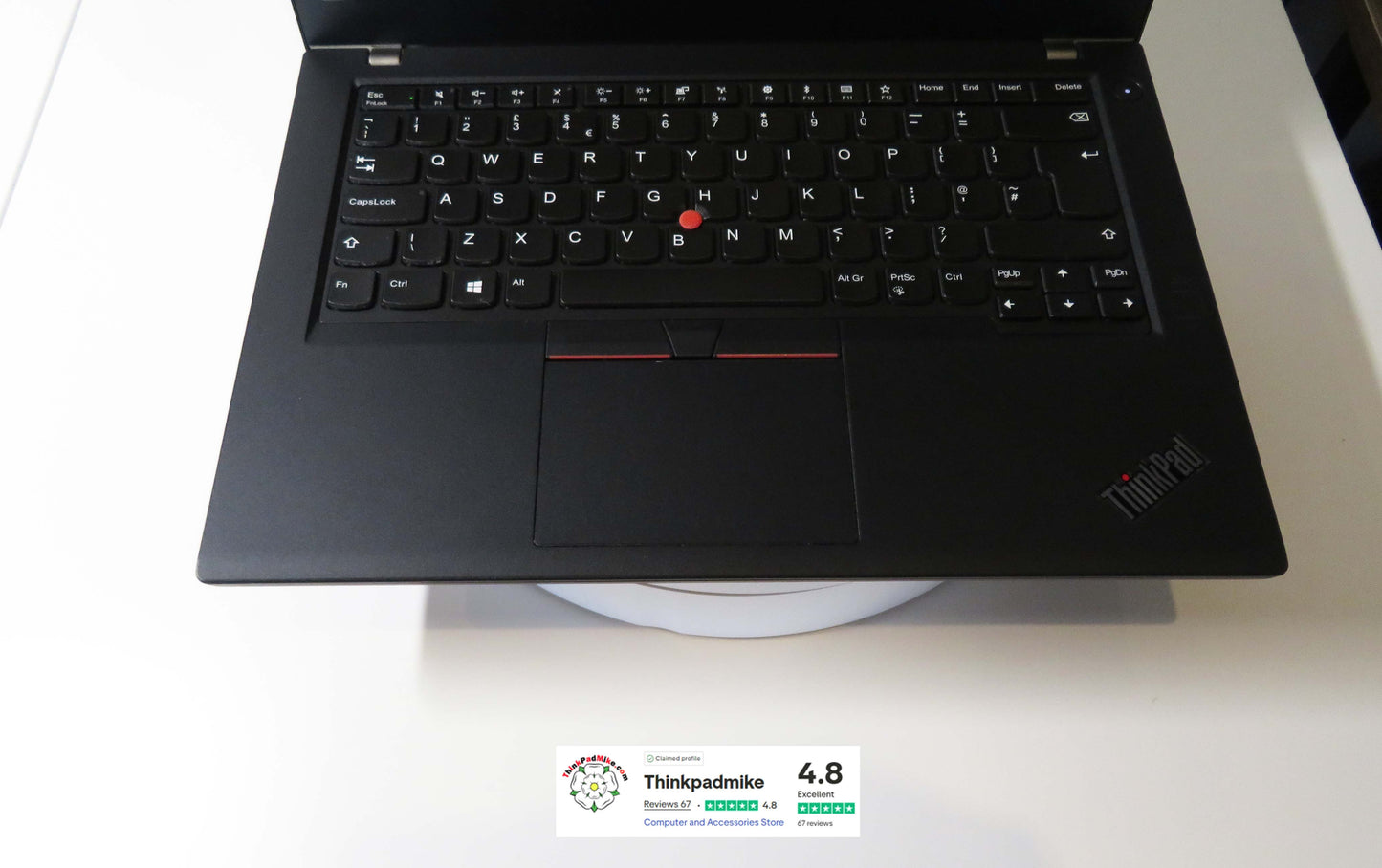 Lenovo ThinkPad T480 i7 8650U 16GB RAM 512GB SSD FHD SCREEN (1218)