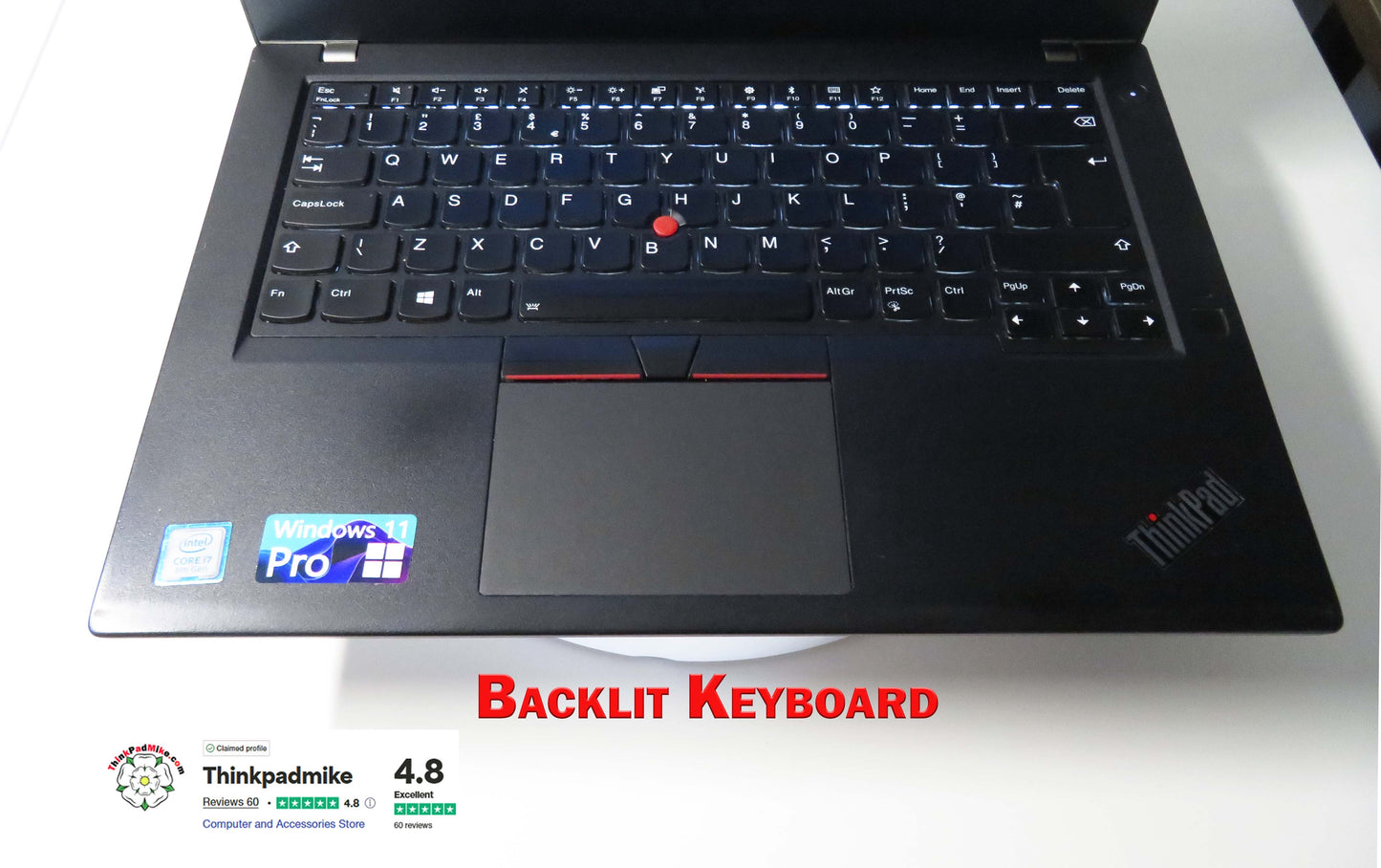 Lenovo ThinkPad T480 i7 8550U 32GB RAM 256GB SSD IPS SCREEN B\L KB (1179)