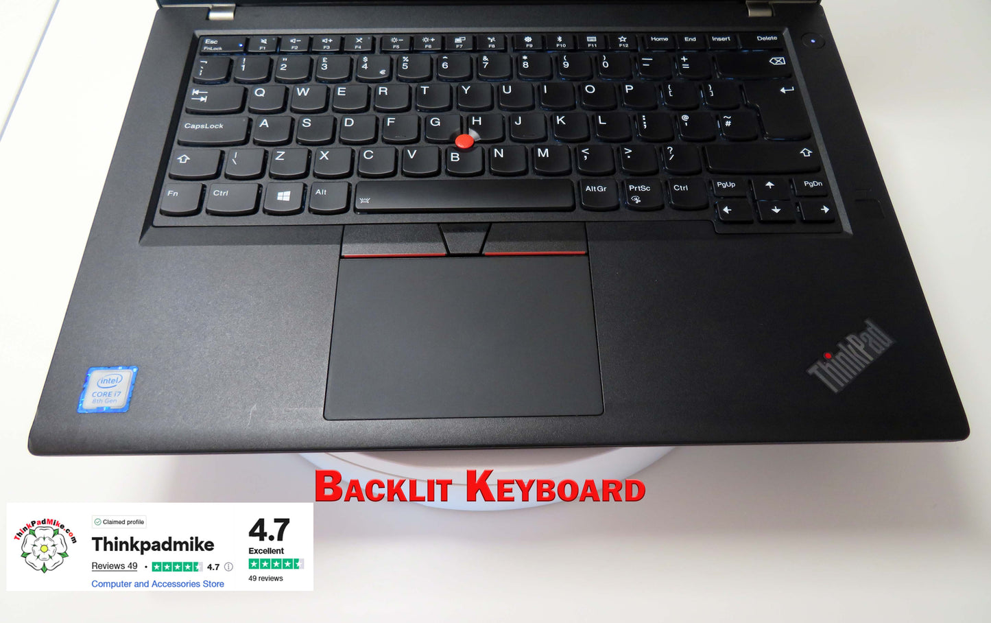 Lenovo ThinkPad T480 i7 8550U 64GB RAM 256GB+256GB SSDs IPS FHD SCREEN B\L KB (1121)