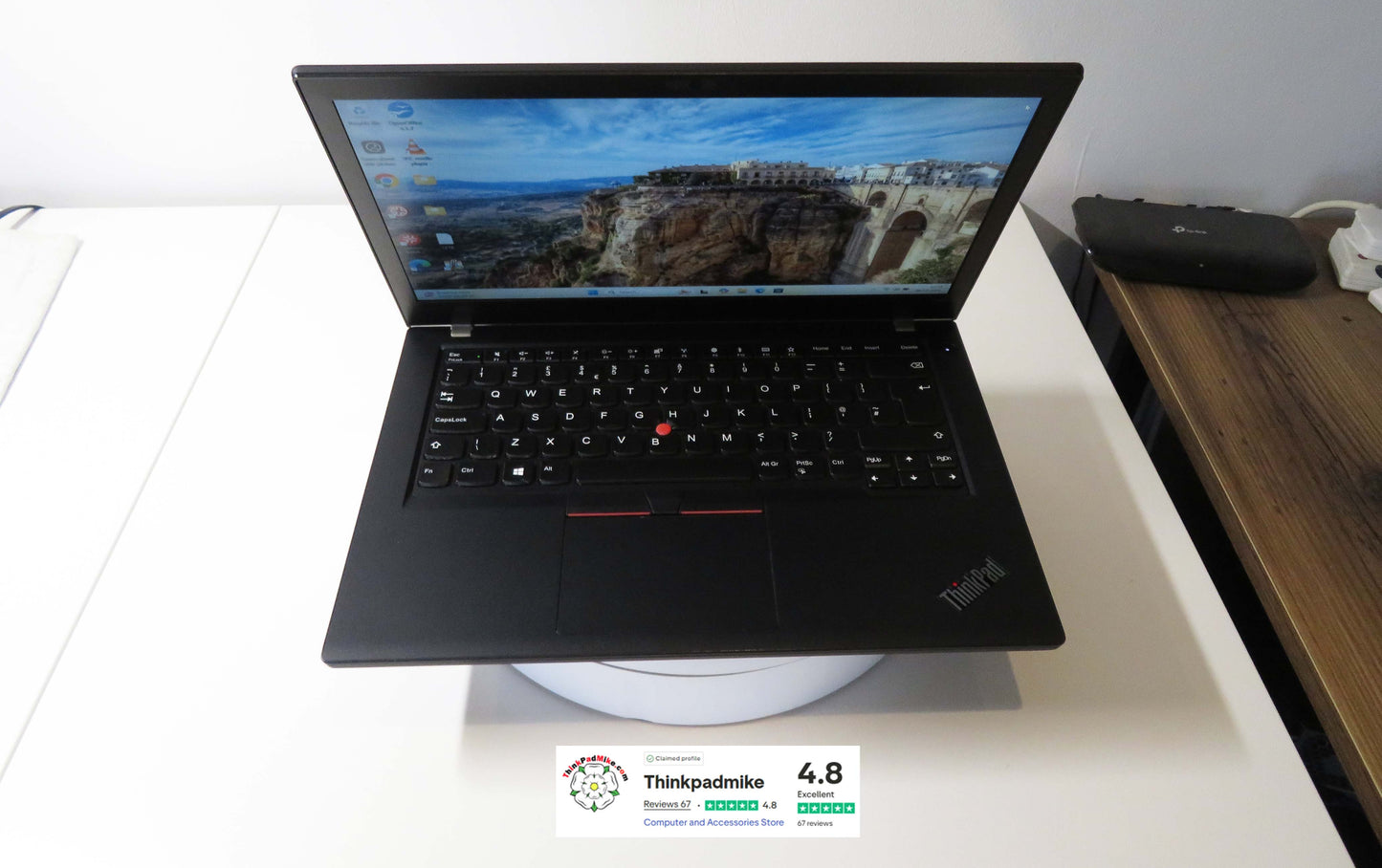 Lenovo ThinkPad T480 i7 8650U 16GB RAM 512GB SSD FHD SCREEN (1218)