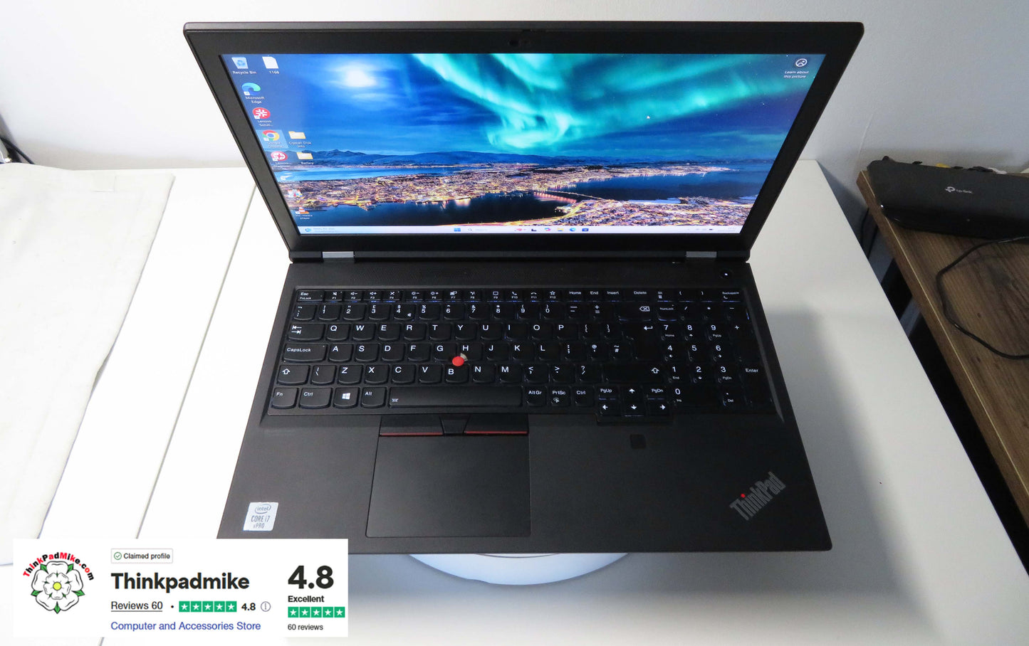 Lenovo ThinkPad P15 i7 10850H *6 CORE* 64GB RAM 512GB SSD IPS NVIDIA T2000 WIN11 (1168)