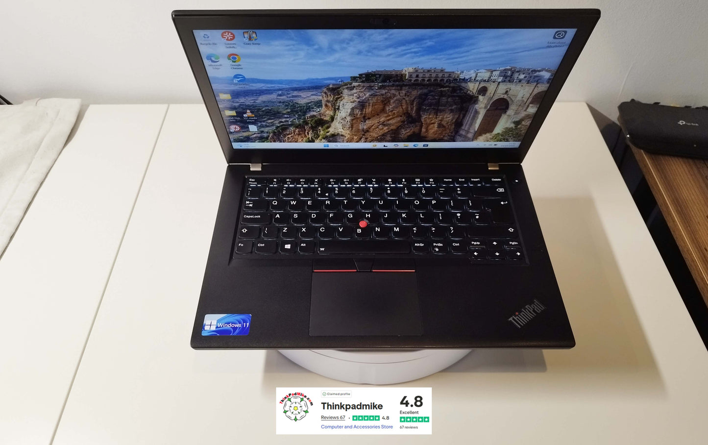 Lenovo ThinkPad T480 i5 8250U 32GB RAM 256GB SSD IPS TOUCH SCREEN (1214)
