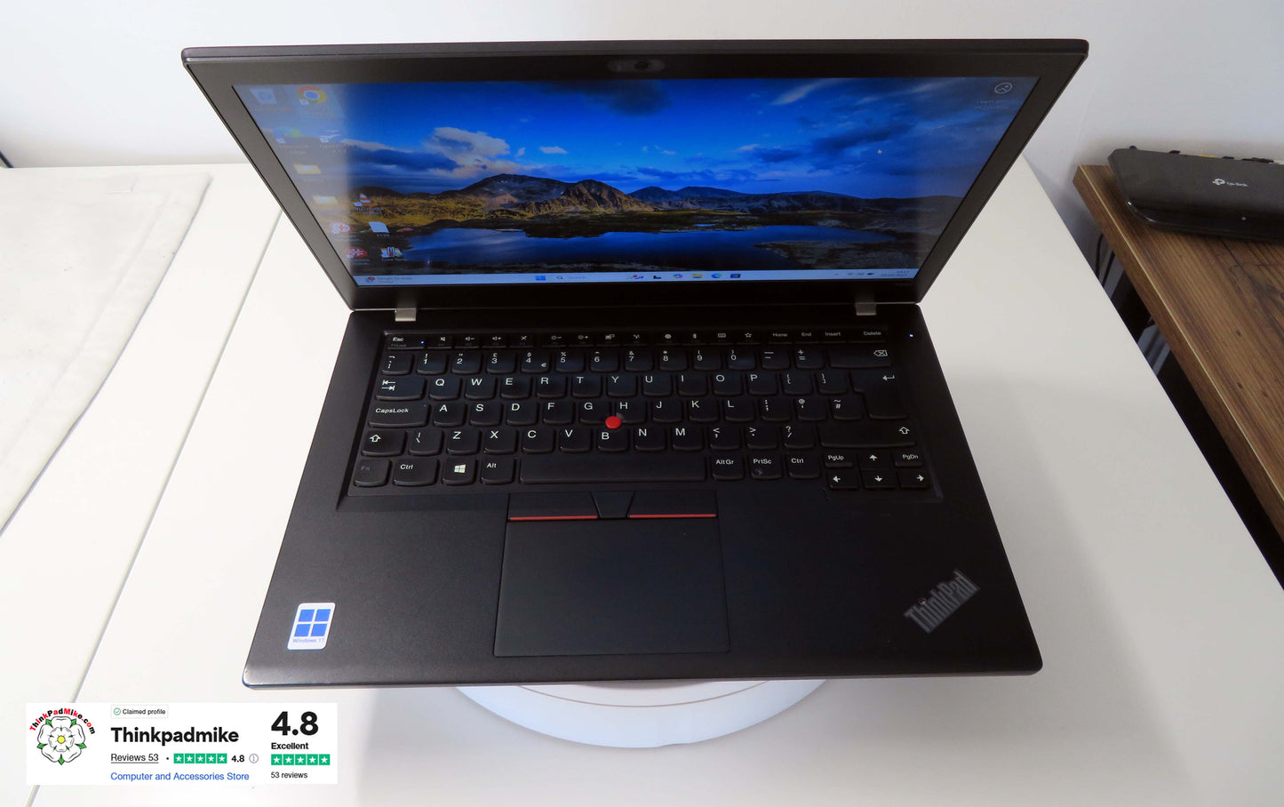 Lenovo ThinkPad T480 i5 8250U 16GB RAM 256GB SSD IPS SCREEN WIN11 (1139)
