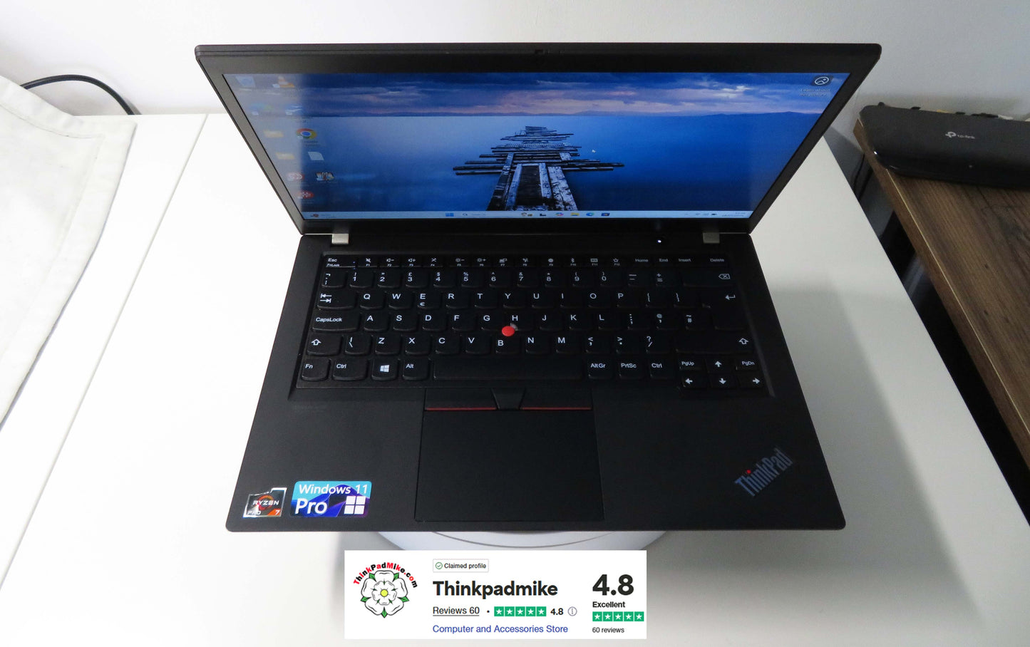 Lenovo ThinkPad T14 AMD Ryzen 7 Pro 8 CORE 32GB RAM 256GB SSD IPS FHD SCREEN (1176)