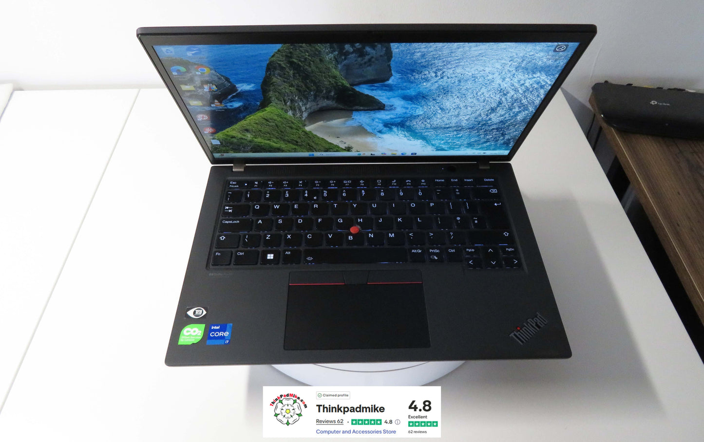 Lenovo ThinkPad P14s i7 1260P **12 Core** 32GB RAM 512GB SSD IPS NVIDIA T550 WIN11 (1192)