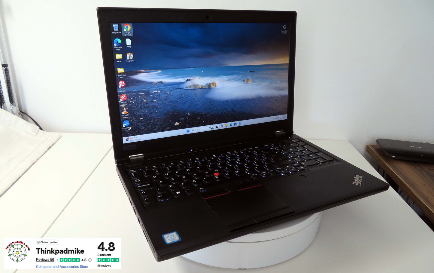 Lenovo ThinkPad P53 i7 *6 CORE* 9750H 2.6Ghz 64GB RAM 512GB IPS B\L KB NVIDIA T2000 (1145)