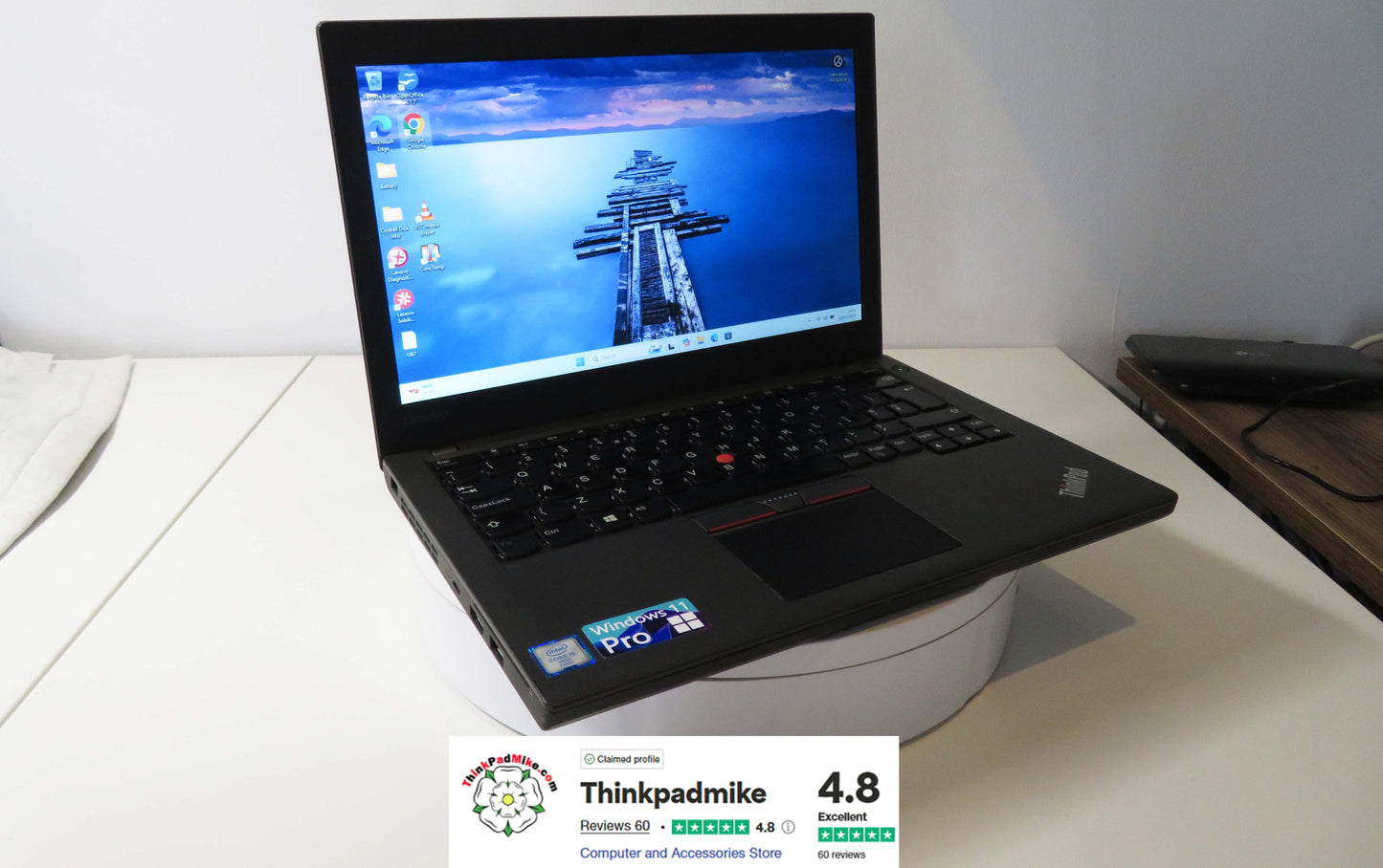 Lenovo ThinkPad x270 i5 6200U 2.3Ghz 16GB RAM 256GB SSD (1067)