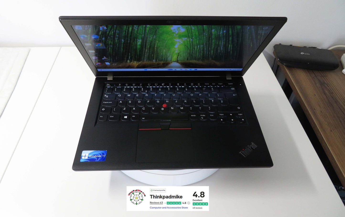 Lenovo ThinkPad T480 i7 8550U 32GB RAM 2 x 256GB SSDs IPS SCREEN B\L KB (1195)