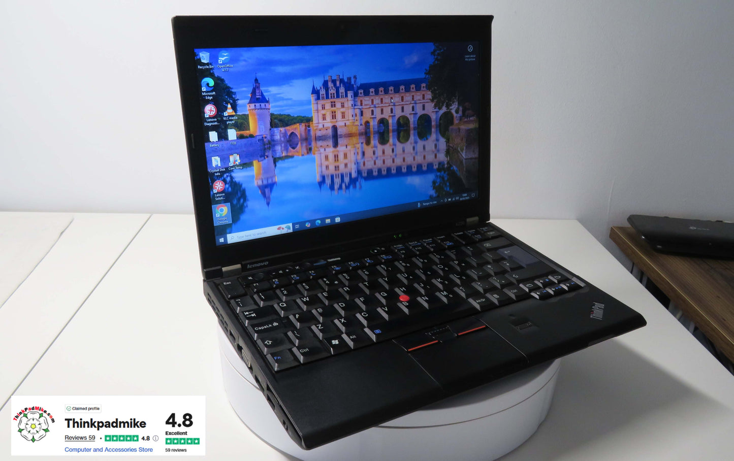 Lenovo ThinkPad x220 i7 2640M 2.8Ghz 16GB RAM 240GB SSD WIN10 (1135)