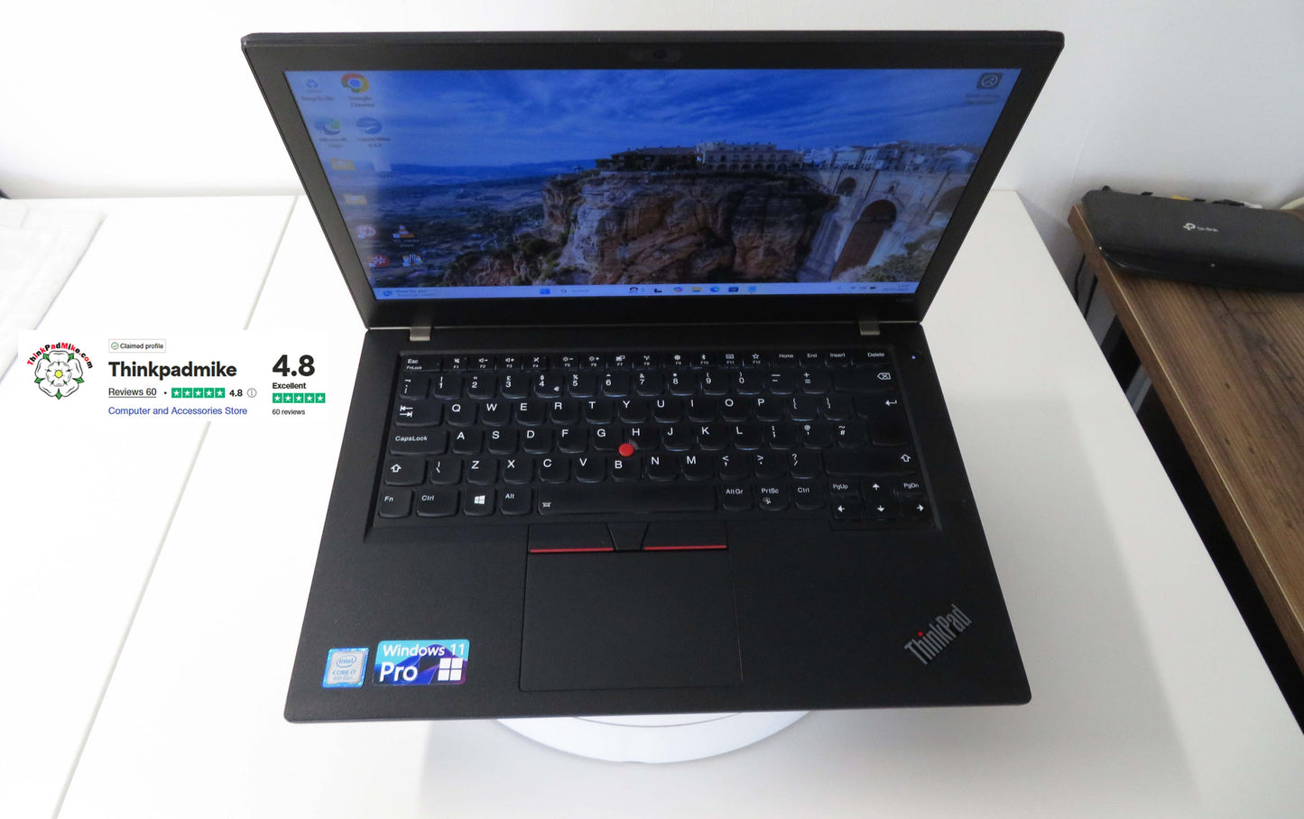 Lenovo ThinkPad T480 i7 8550U 16GB RAM 256GB SSD IPS SCREEN B\L KB (1173)