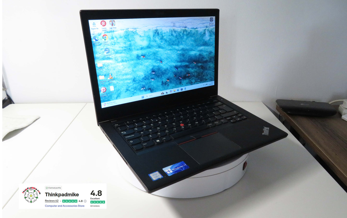 Lenovo ThinkPad T480 i5 8250U 16GB RAM 256GB SSD IPS SCREEN WIN11 (1191)