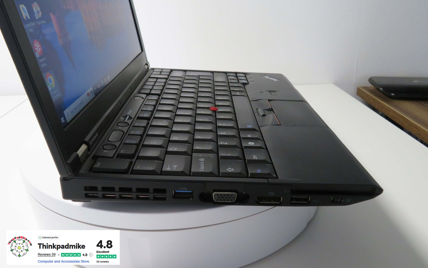 Lenovo ThinkPad x220 i7 2640M 2.8Ghz 16GB RAM 240GB SSD WIN10 (1135)