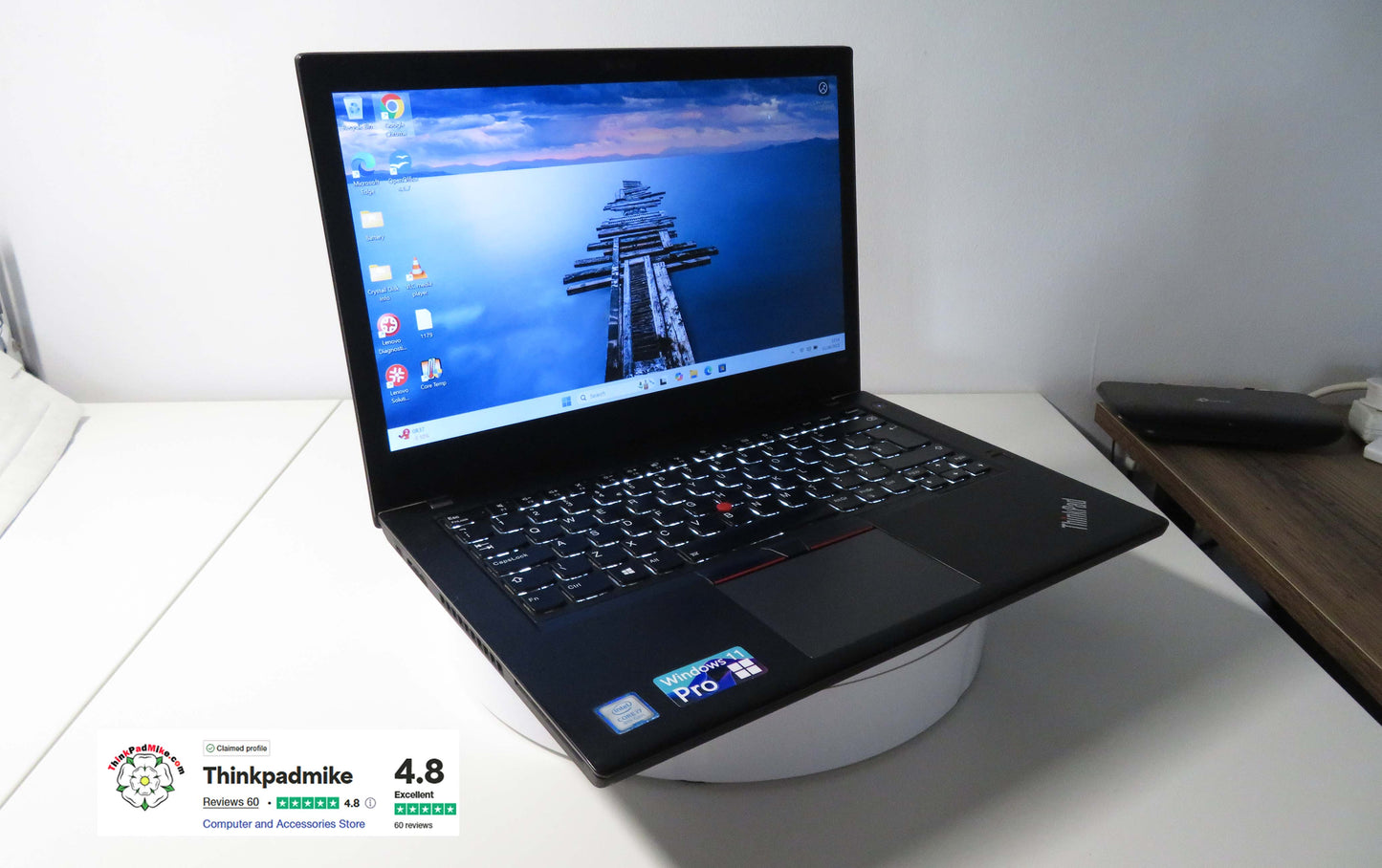 Lenovo ThinkPad T480 i7 8550U 32GB RAM 256GB SSD IPS SCREEN B\L KB (1179)