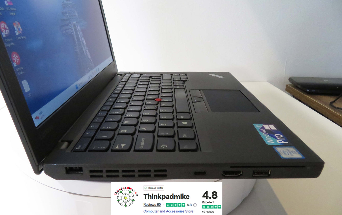 Lenovo ThinkPad x270 i5 6200U 2.3Ghz 16GB RAM 256GB SSD (1067)