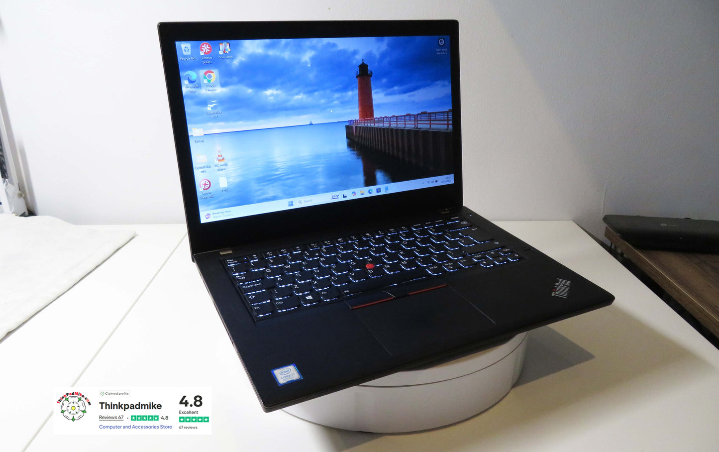 Lenovo ThinkPad T480 i7 8550U 32GB RAM 512GB SSD IPS SCREEN (1219)